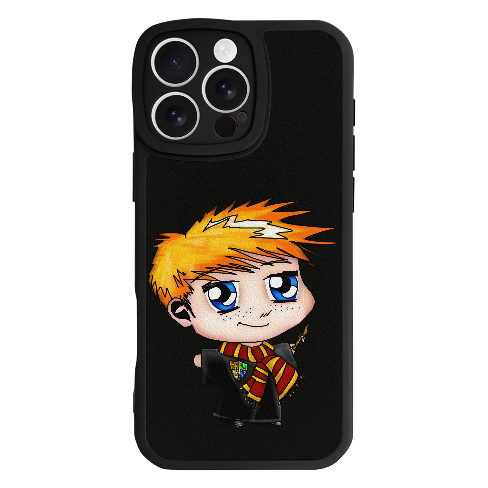 （画像用） Harry Potter ハリー・ポッターシリーズ 【iPhone 16シリーズ対応】シリコンスマホケース（レザー調） 材質：シリコン